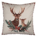 Cushion filled Beige Brown 45x45x4 cm
