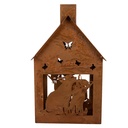 Decoration House Brown 17x10x28 cm