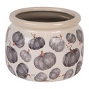 Vaso Porta Pianta Beige Grigio Ø 20x15 cm