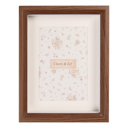 [2F1236S] Picture Frame Brown 12x4x17 cm / 10x15 cm