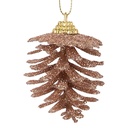 Decorative Hanger Pinecone Brown Ø 5x7 cm