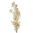 Rami Artificiali Decorativi con fiori Giallo Verde 6x6x110 cm