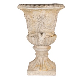 [5MG0032] Wand Blumentopf Beige 54x27x76 cm