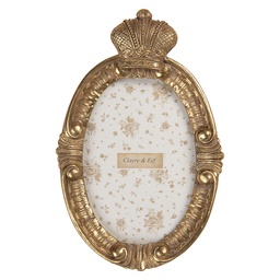 [2F1351S] Cadre photo Couleur or 13x3x21 cm / 10x15 cm