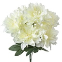 Fleur artificielle Blanc Vert 20x20x49 cm