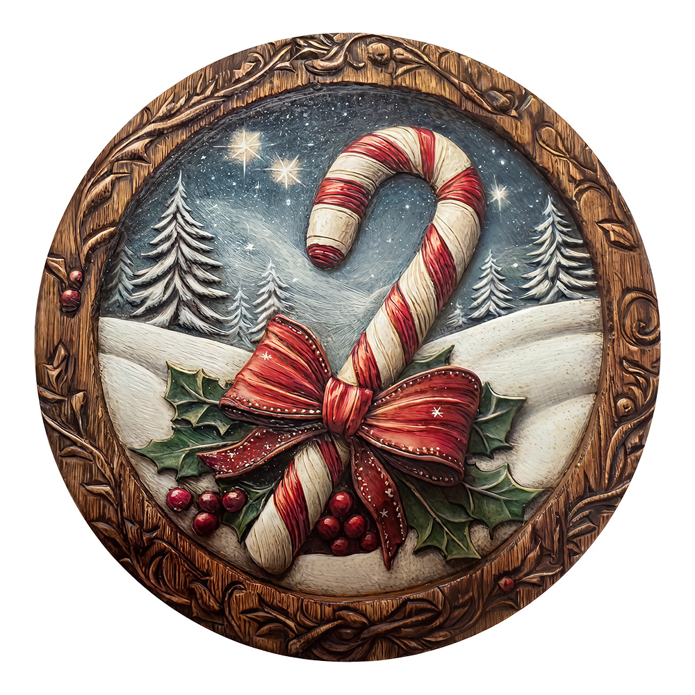 Trivet Beige Red Ø 16 x1 cm