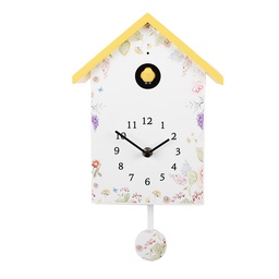 [6KL0839] Wandklok 20x10x26 cm / 3xAA