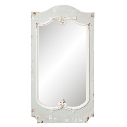 [52S118] Wall Mirror Grey 56x5x110 cm