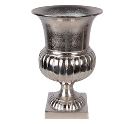 [6AL0078] Vase décoratif Couleur argent Ø 20x29 cm