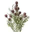 Deko Ast mit Blumen Violett Grün 16x16x47 cm
