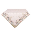 Tischdecke Beige Rosa 100x100 cm
