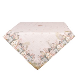 [HHS01] Tablecloth Beige Pink100x100 cm