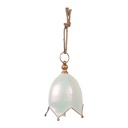 Decorazione Campana Bianco Color oro Ø 19x26 cm
