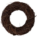 Decoration Garland Brown Ø 50x12 cm