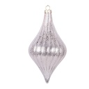 Palla di natale Rosa Ø 8x15 cm