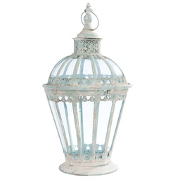 [6Y2109] Lantern White Ø 29x55 cm