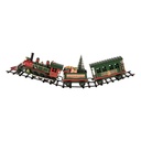 Décoration Train Vert 42x5x12 cm