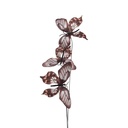 Décoration Branche avec papillons Marron Blanc 10x10x65 cm