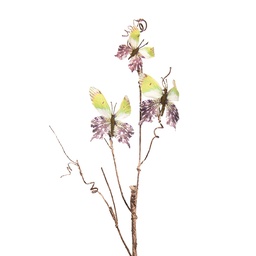 [50806] Decoratie tak met vlinders 14x5x85 cm