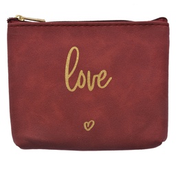 [JZTB0080BU] Busta toilette per donne Rosso 13x1x10 cm