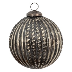 [6GL3694] Boule de Noël Marron Ø 9x9 cm