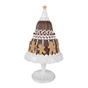 Décoration gâteau Marron Blanc Ø 29x52 cm