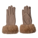 Winter Gloves Beige 8x24 cm