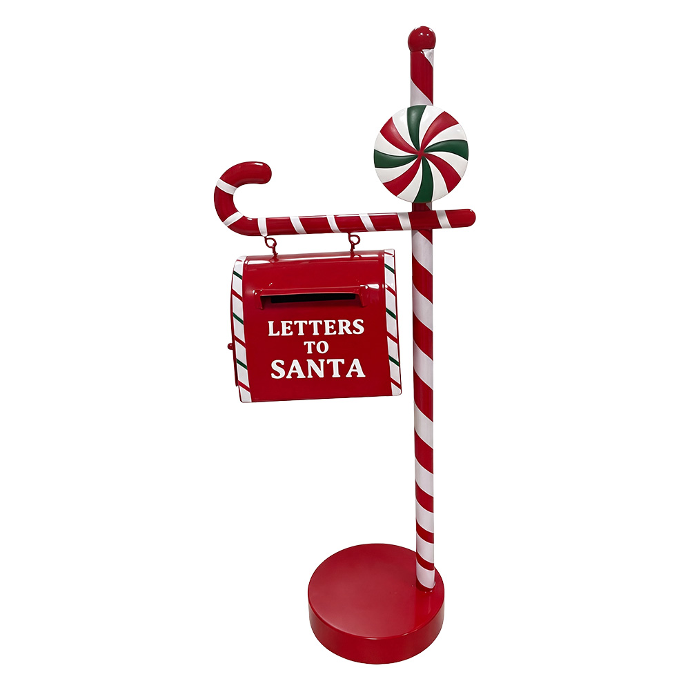 Cassetta Postale Rosso Bianco 20x13x51 cm