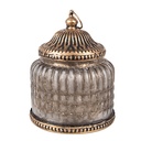 Decorazione con LED Grigio Ø 10x13 cm / 2xAAA