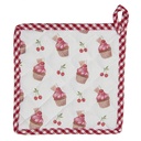 Porte-pots Rouge 20x20 cm