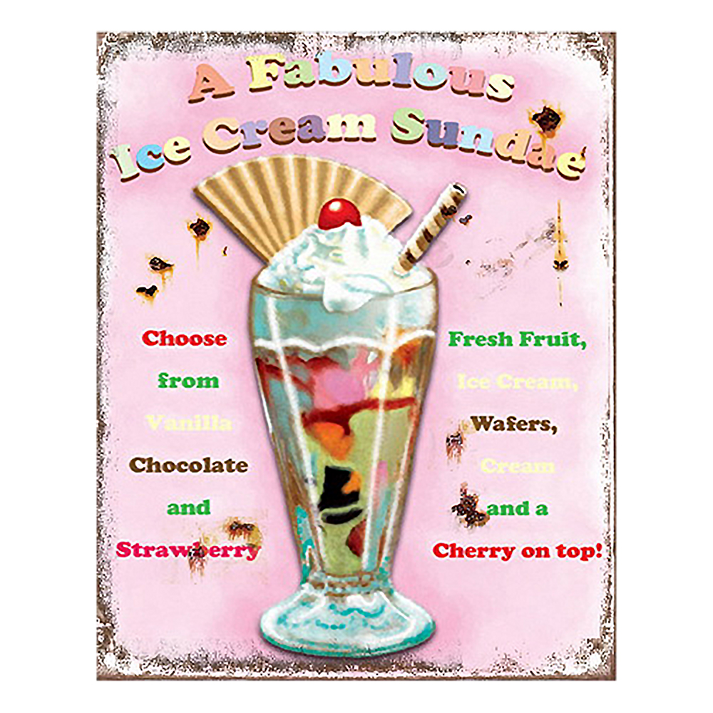 Textschild Rosa 20x1x25 cm