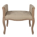 Sofa Braun Beige 67x44x60 cm