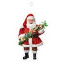 Christmas Decoration Hanger Santa Claus Red White 10x6x17 cm