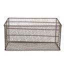 Letter rack Brown 33x12x15/17 cm