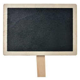 [65647] Molletta con Lavagna Nero Marrone 8x2x8 cm