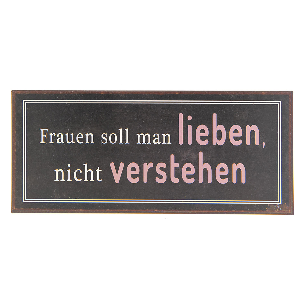 Text Board Brown 30x1x13 cm