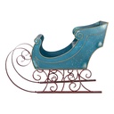 Decorazioni Natalizie Slitta Blu 137x50x98 cm