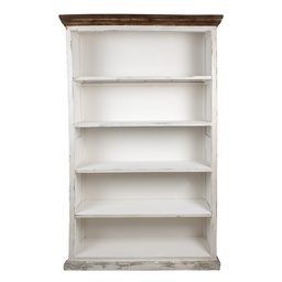[5H0708W] Armoire Blanc 120x36x195 cm