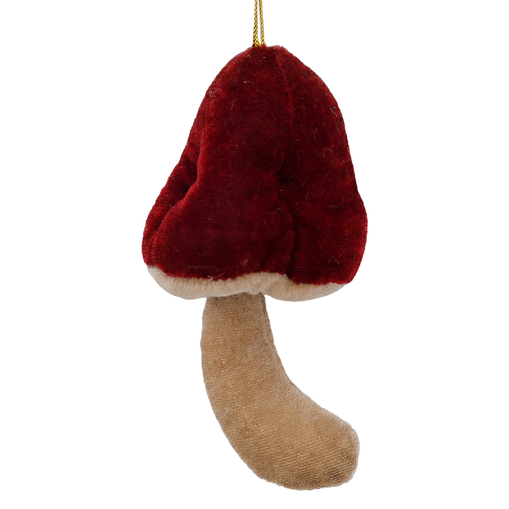 Décoration Champignon Rouge Ø 5x14 cm