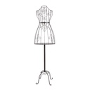 Manichino Regolabile Donna Marrone 41x30x152 cm