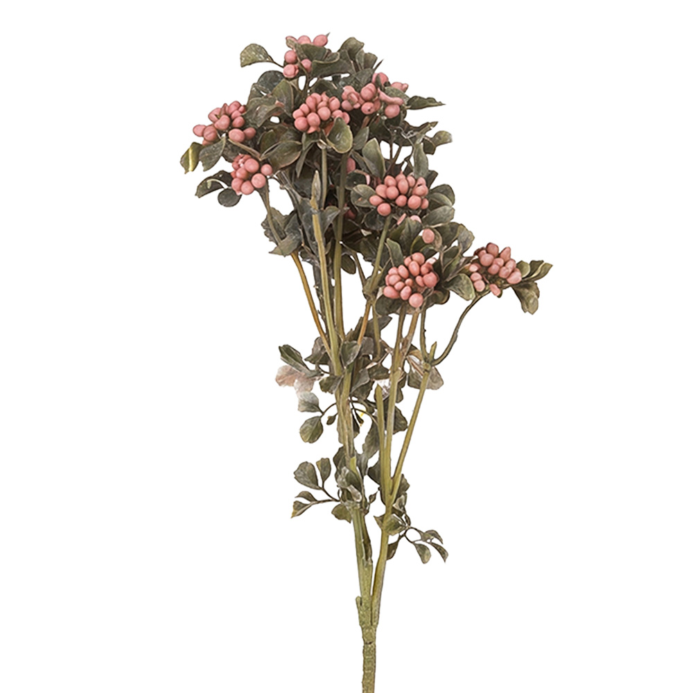 Branche de décoration avec fleurs Rose 67 cm