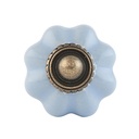 Pomello per Porta Grigio Verde Ø 3x3 cm / S4 cm