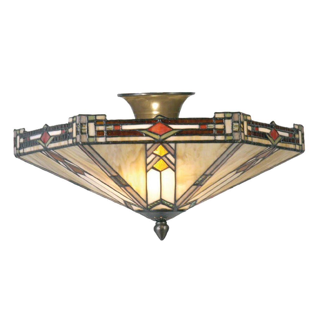 Plafondlamp Tiffany Ø 40x23 cm E14/max 2x40W