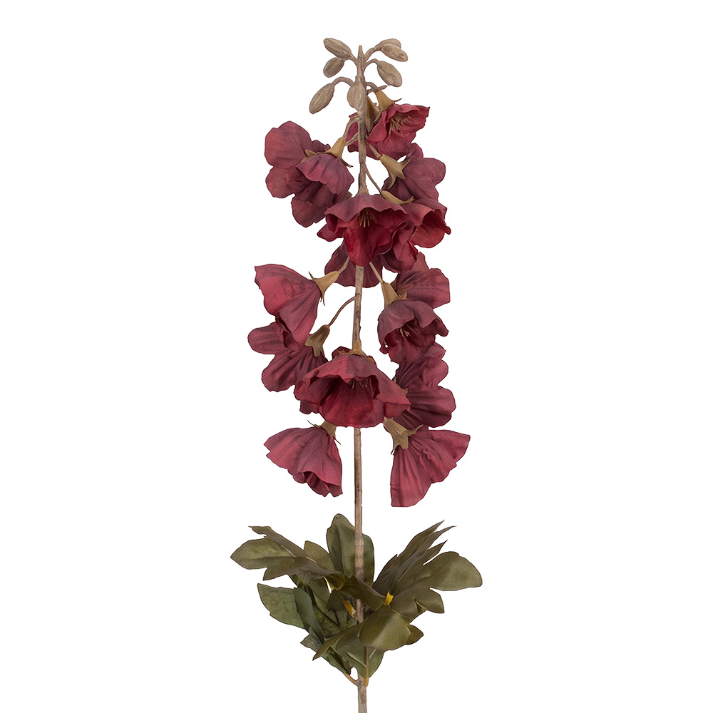 Decoratie tak met bloemen 88 cm