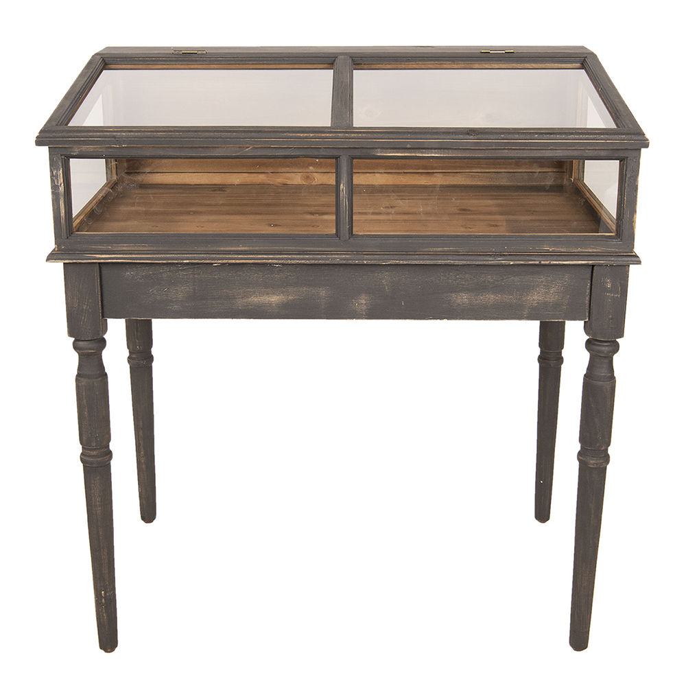 Vitrine tafel 80x46x85 cm
