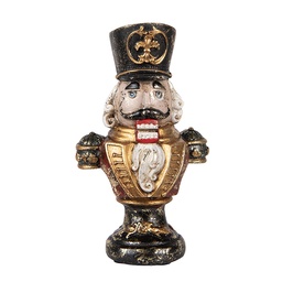 [6PR5591] Decoratie buste notenkraker 9x6x15 cm