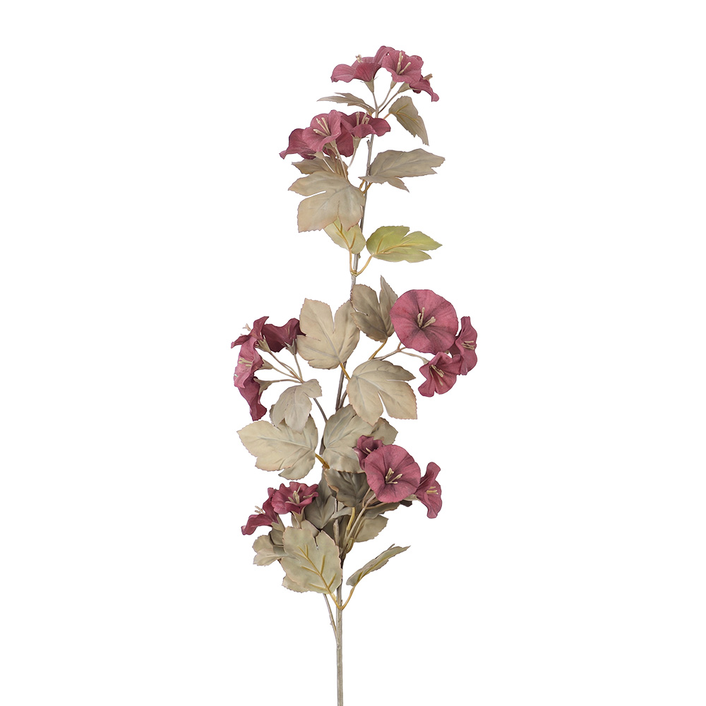Decoratie tak met bloemen 113 cm