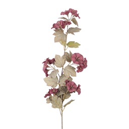 [5PL0310PA] Decorative branch with flowers Purple 113 cm
