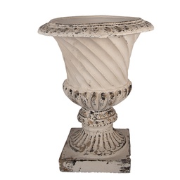 [5MG0101] Blumentopf für Innen Beige Braun 44x44x58 cm