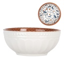 Bol de soupe Blanc Marron Ø 10x4 cm / 100 ml